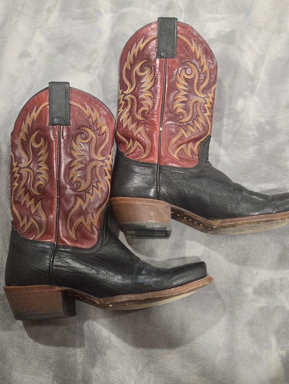 Nocona Brown & Black Men's Cowboy Boots